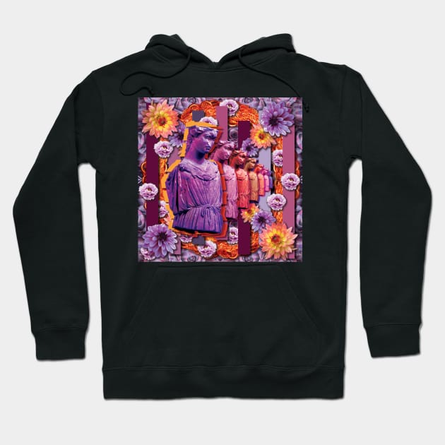 Purple Flame Goddess Hoodie by STORMYMADE